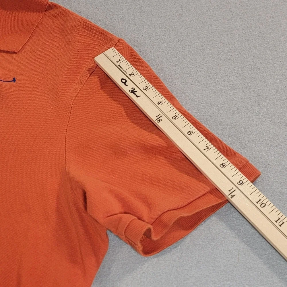 Polo Ralph Lauren Big Pony Polo Shirt Classic Fit #3 Orange Blue Men's XL Cotton